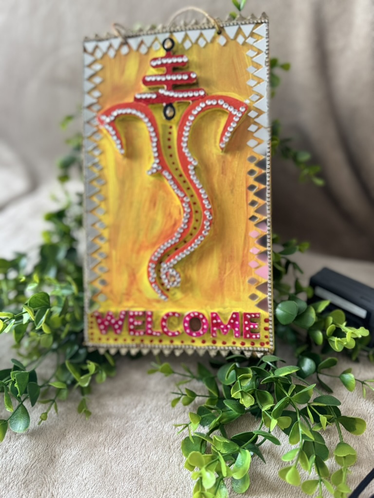 MDF Lipan Art - Ganesha Wall Decor